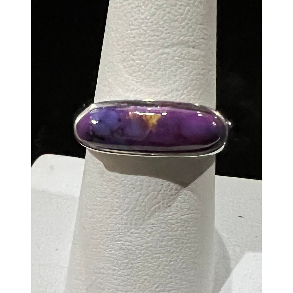 Mojave Purple Turquoise Sterling Ring - Picture 9 of 10
